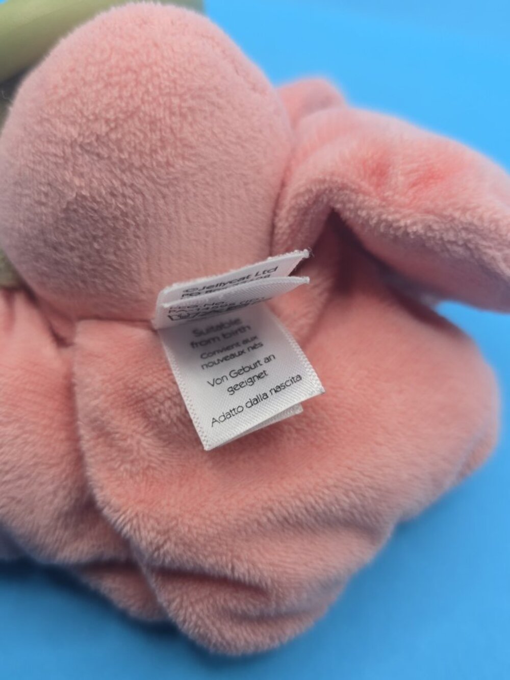 Jellycat London Fleury Petunia Jitter Baby Crib Pull String Toy Crinkles RETIRED - Picture 6 of 10